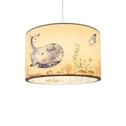Elobra Pendellamper > Hængelampe 25/40 Havdyr, Ø 38 cm, farverig, plast