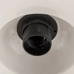 Luminex Pendellamper > Hængelampe Iron, sort/hvid/antikk messing