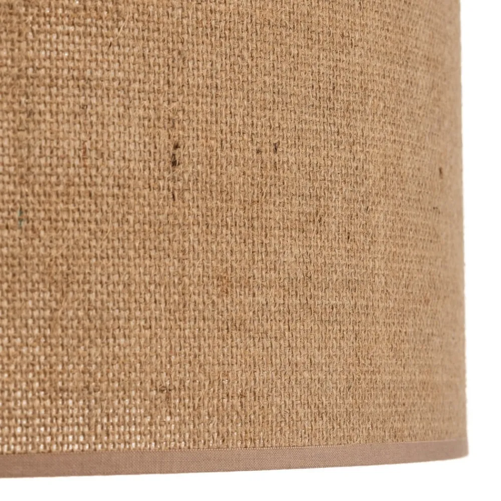 Pendellamper ^ Duolla Hængelampe Jute cylinder naturbrun Ø40cm 1 lyskilde.