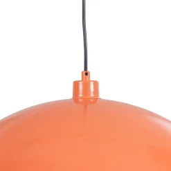 Opviq Pendellamper|Pendellamper > Hængelampe Kure, orange, metal, Ø 60 cm, E27
