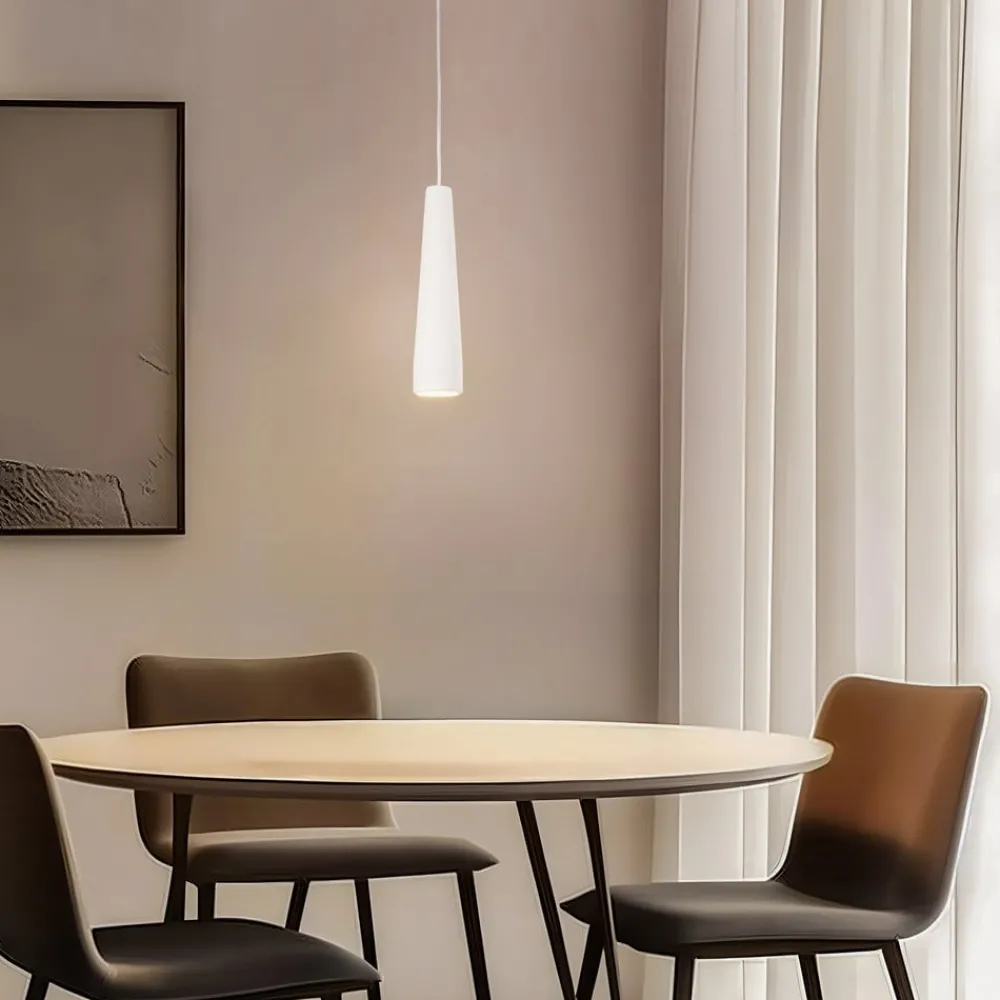 Pendellamper ^ SOLLUX LIGHTING Hængelampe Lectra i keramik i kegleform