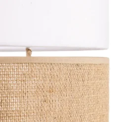 Gang ^ TK Lighting Hængelampe Linobianco med jute