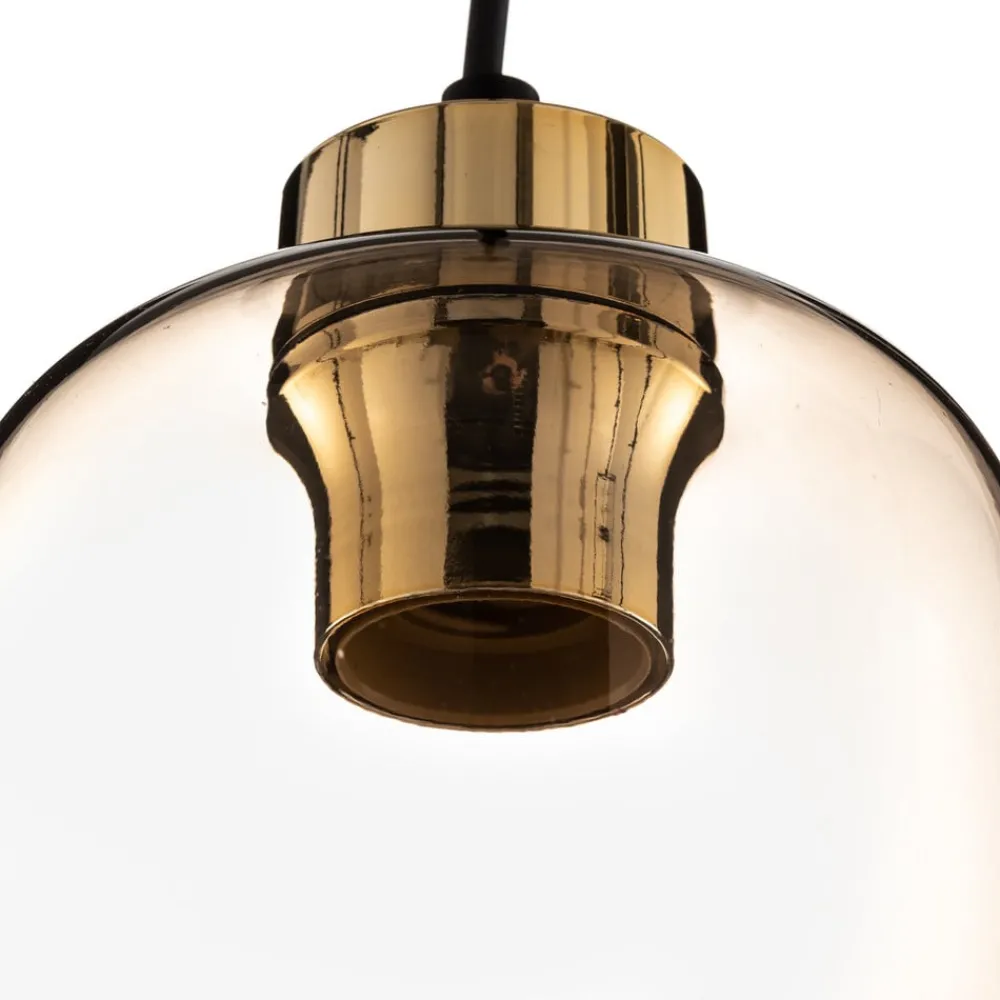 TK Lighting Pendellamper > Hængelampe Marco Green, 1 lyskilde, brun