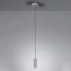 Pendellamper ^ Trio Lighting Hængelampe Marley mat nikkel 1 lyskilde
