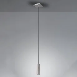 Pendellamper ^ Trio Lighting Hængelampe Marley mat nikkel 1 lyskilde