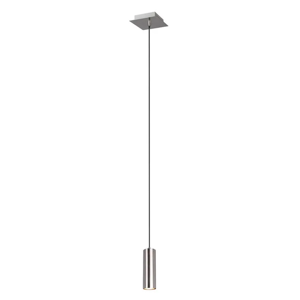 Pendellamper ^ Trio Lighting Hængelampe Marley mat nikkel 1 lyskilde