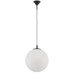 Pendellamper ^ ALDEX Hængelampe 562, mat glas, kappe/baldakin sort