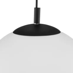Pendellamper ^ ALDEX Hængelampe 562, mat glas, kappe/baldakin sort