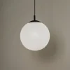 TK Lighting Pendellamper > Hængelampe Maxi, Ø 30 cm, 1 lyskilde, glasskærm