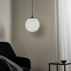 TK Lighting Pendellamper > Hængelampe Maxi, Ø 30 cm, 1 lyskilde, glasskærm