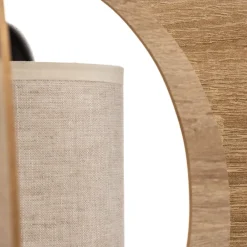 SIGMA Pendellamper|Pendellamper > Hængelampe Modern C M med trælameller Ø 50 cm