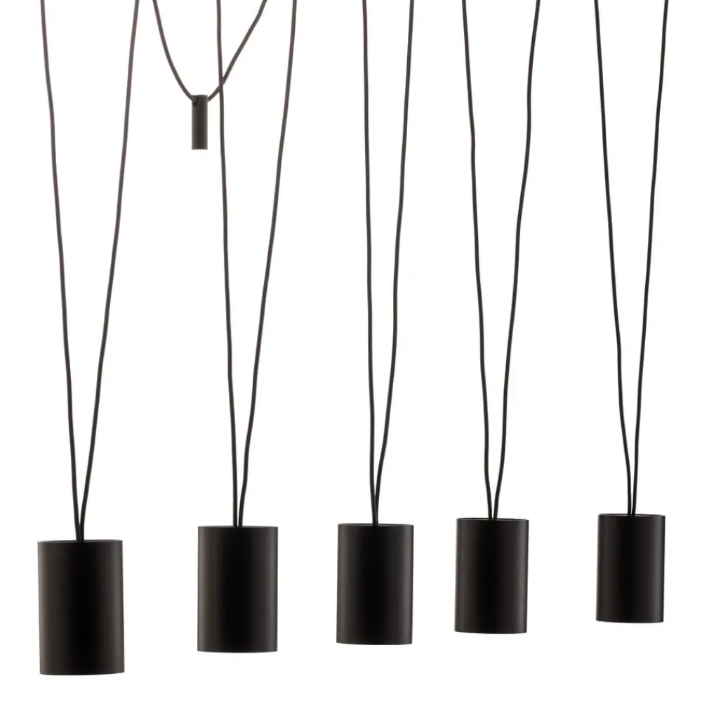 Pendellamper ^ Nowodvorski Lighting Hængelampe More Tone, sort/guld, 5 lyskilder