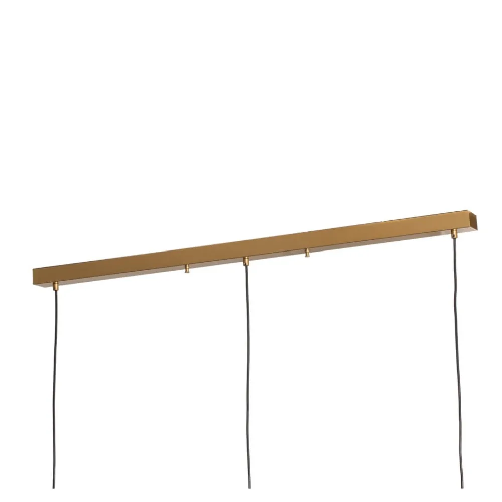 Pendellamper ^ Opviq Hængelampe Muba, gammel messing, længde 120 cm, metal