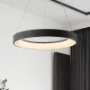 Pendellamper|Pendellamper ^ Mantra Iluminación Hængelampe Niseko II, fjernbetjening, Ø 38 cm, sort