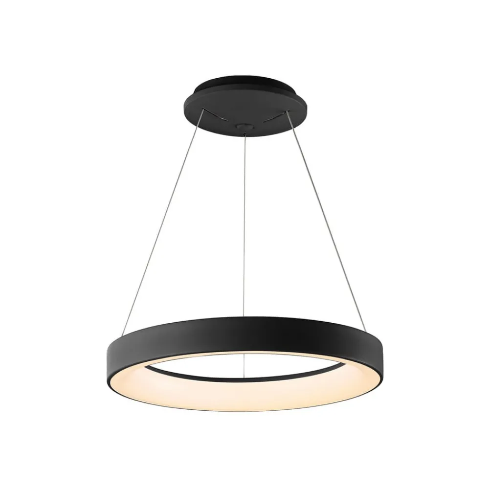 Pendellamper|Pendellamper ^ Mantra Iluminación Hængelampe Niseko II, fjernbetjening, Ø 38 cm, sort