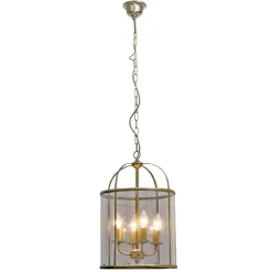 Gang ^ Steinhauer Hængelampe Pimpernel, Ø 32 cm, bronze, klart glas