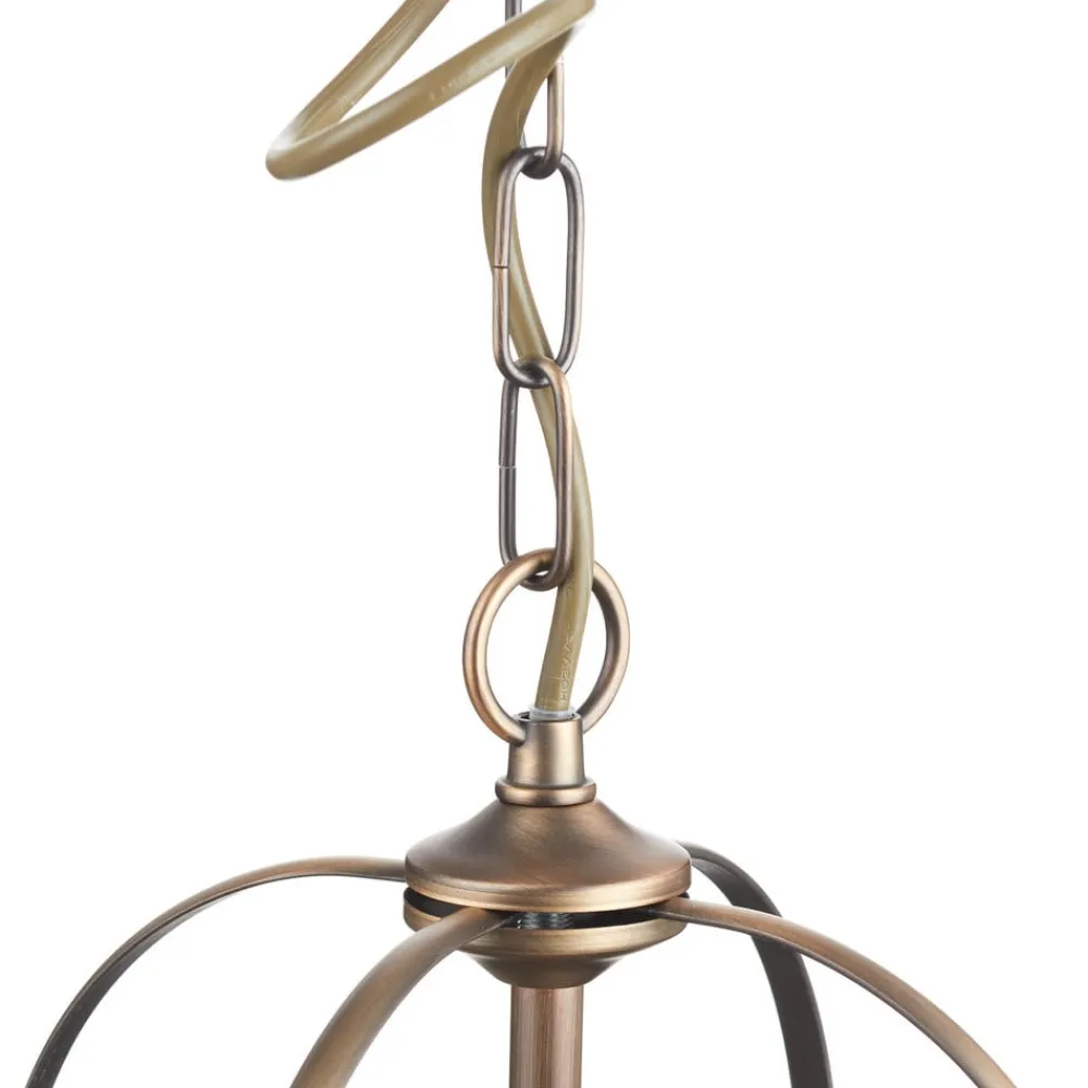 Steinhauer Gang|Pendellamper > Hængelampe Pimpernel, Ø 23 cm, bronze, klart glas