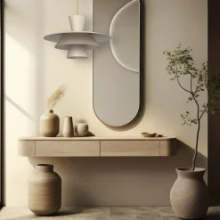 Pendellamper|Pendellamper ^ Luminex Hængelampe Plato, beige, metal, Ø 38 cm, E27