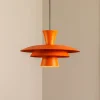 Luminex Pendellamper|Pendellamper > Hængelampe Plato, orange, metal, Ø 38 cm, E27