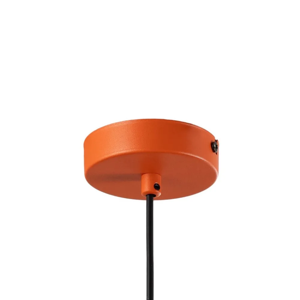 Luminex Pendellamper|Pendellamper > Hængelampe Plato, orange, metal, Ø 38 cm, E27