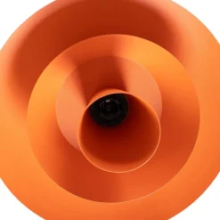 Luminex Pendellamper|Pendellamper > Hængelampe Plato, orange, metal, Ø 38 cm, E27