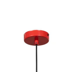 Luminex Gang|Pendellamper > Hængelampe Plato, rød, metal, Ø 38 cm, E27