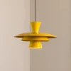 Luminex Gang|Pendellamper > Hængelampe Plato, sennepsgul, metal, Ø 38 cm, E27