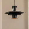 Luminex Gang|Pendellamper > Hængelampe Plato, sort, metal, Ø 38 cm, E27