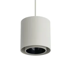 Pendellamper ^ Nowodvorski Lighting Hængelampe Point Duo, sølvgrå, stål, Ø 13 cm, GU10