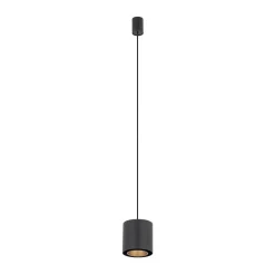 Pendellamper ^ Nowodvorski Lighting Hængelampe Point Duo, sort/guld, stål, Ø 13 cm, GU10