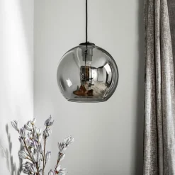 Pendellamper ^ Nowodvorski Lighting Hængelampe Polaris, spejlet glas, røget