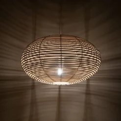 Nowodvorski Lighting Pendellamper > Hængelampe RATTAN, Ø 60 cm, naturbrun, rattan, E27