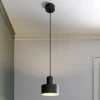SIGMA Pendellamper|Pendellamper > Hængelampe Rif i metal, sort, Ø 15 cm