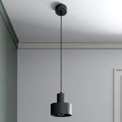 SIGMA Pendellamper|Pendellamper > Hængelampe Rif i metal, sort, Ø 15 cm