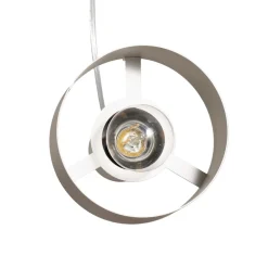 SIGMA Pendellamper > Hængelampe Rif 3, taupe, rund, 3 lyskilder, Ø 33 cm, stål