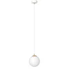 EMIBIG LIGHTING Gang|Pendellamper > Hængelampe Royal, opal hvid/hvid, glas, E14
