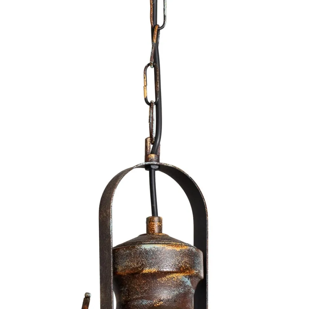 Opviq Pendellamper|Pendellamper > Hængelampe Saglam, 1 lyskilde, antik messing, Ø 30 cm, metal