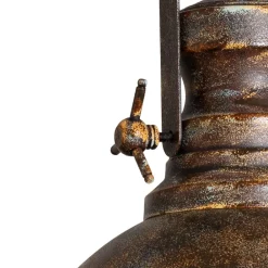Opviq Pendellamper|Pendellamper > Hængelampe Saglam, 1 lyskilde, antik messing, Ø 30 cm, metal