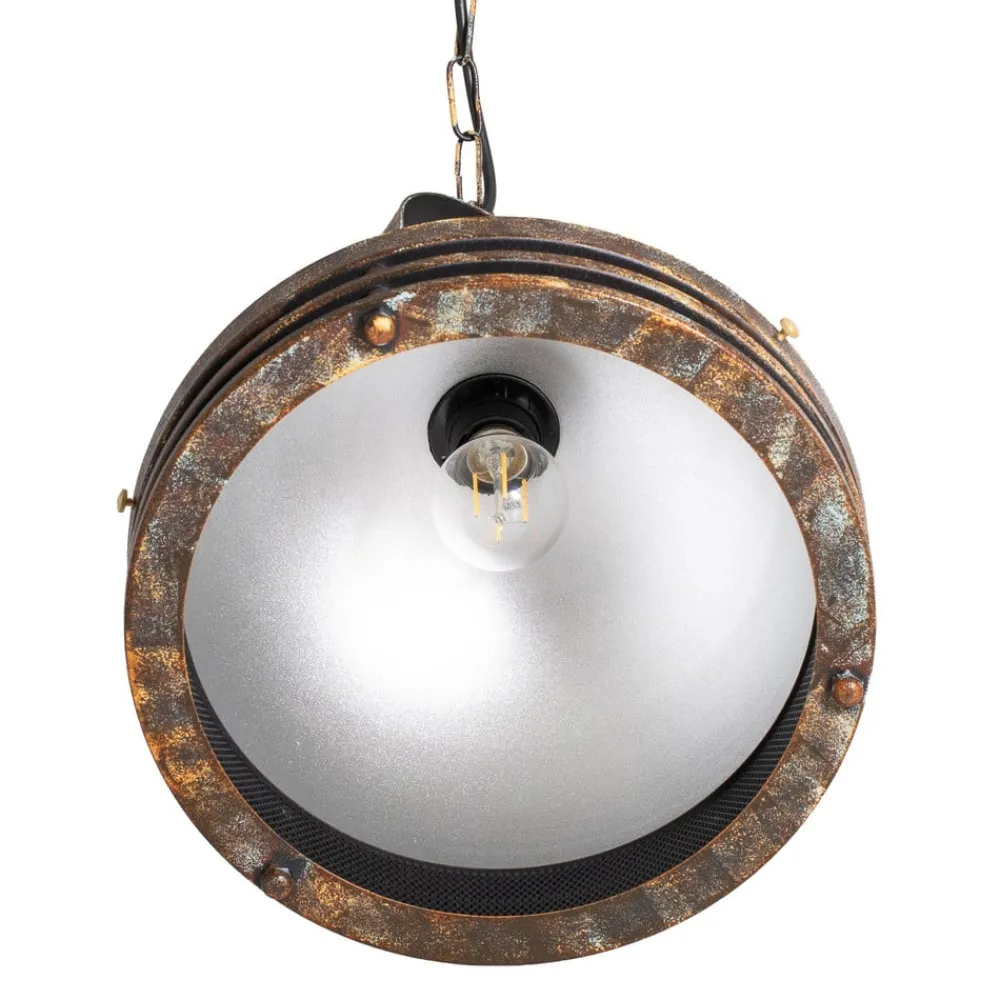 Opviq Pendellamper|Pendellamper > Hængelampe Saglam, 1 lyskilde, antik messing, Ø 30 cm, metal