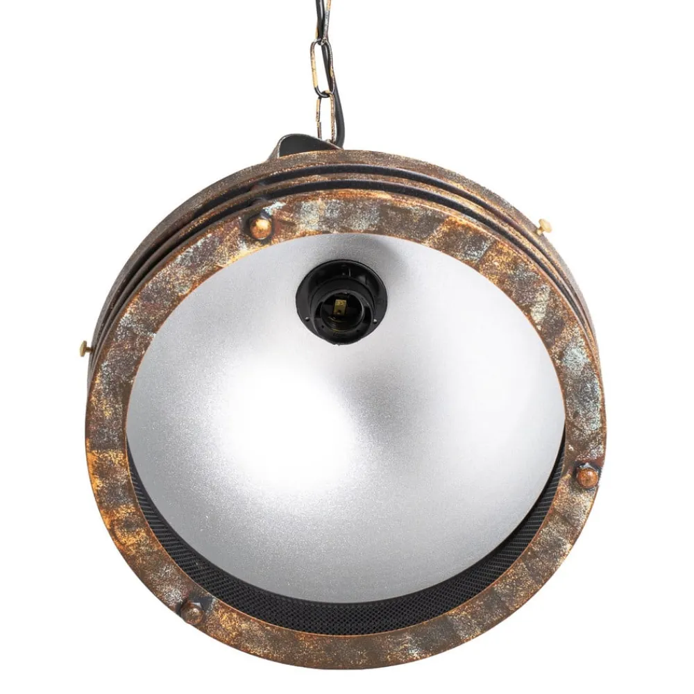 Opviq Pendellamper|Pendellamper > Hængelampe Saglam, 1 lyskilde, antik messing, Ø 30 cm, metal