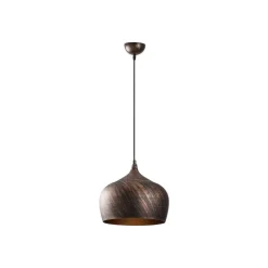 Opviq Pendellamper|Pendellamper > Hængelampe Saglam 3761 1 lyskilde Ø28cm kobber/guld