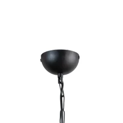 Opviq Pendellamper > Hængelampe Saglam 3762, rød/sort, jern, Ø 32 cm