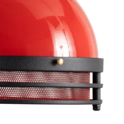 Opviq Pendellamper > Hængelampe Saglam 3762, rød/sort, jern, Ø 32 cm