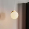 Pendellamper ^ Eko-Light Hængelampe Sfera 1 lyskilde glas/træ lys