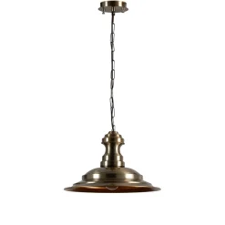 Opviq Pendellamper|Pendellamper > Hængelampe Sivani MR-637, antik guld, metal, Ø 39 cm