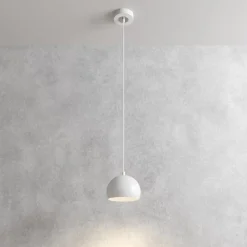Luminex Pendellamper|Pendellamper > Hængelampe Sool, hvid, Ø 15 cm, metal