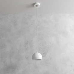 Luminex Pendellamper|Pendellamper > Hængelampe Sool, hvid, Ø 15 cm, metal