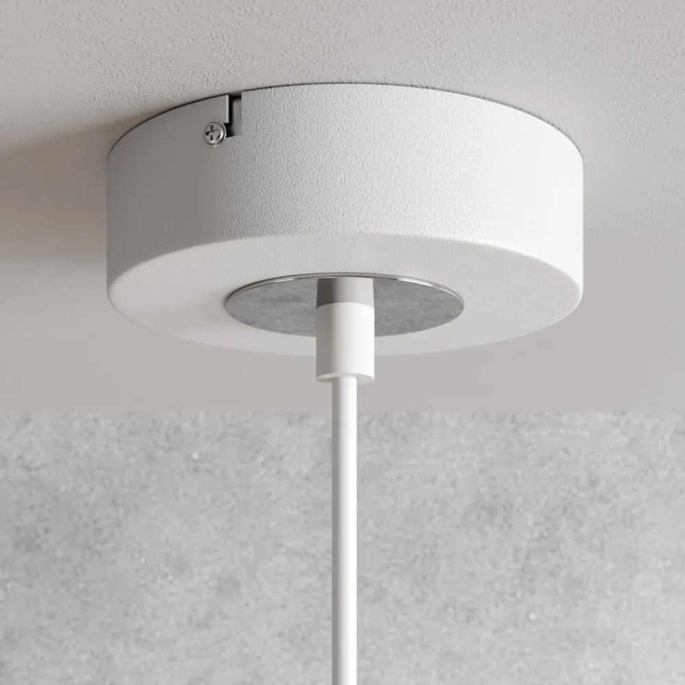 Luminex Pendellamper|Pendellamper > Hængelampe Sool, hvid, Ø 15 cm, metal