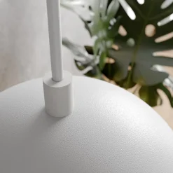 Luminex Pendellamper|Pendellamper > Hængelampe Sool, hvid, Ø 15 cm, metal