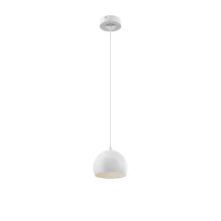 Luminex Pendellamper|Pendellamper > Hængelampe Sool, hvid, Ø 15 cm, metal